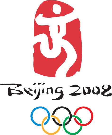 2008 Beijing Olympics 2008 Primary Logo vinyl decal